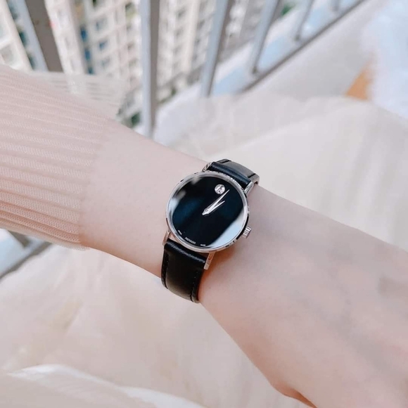 ***Brand New***  Movado Classic Museum Quartz Black Dial Ladies Watch - Picture 13 of 13